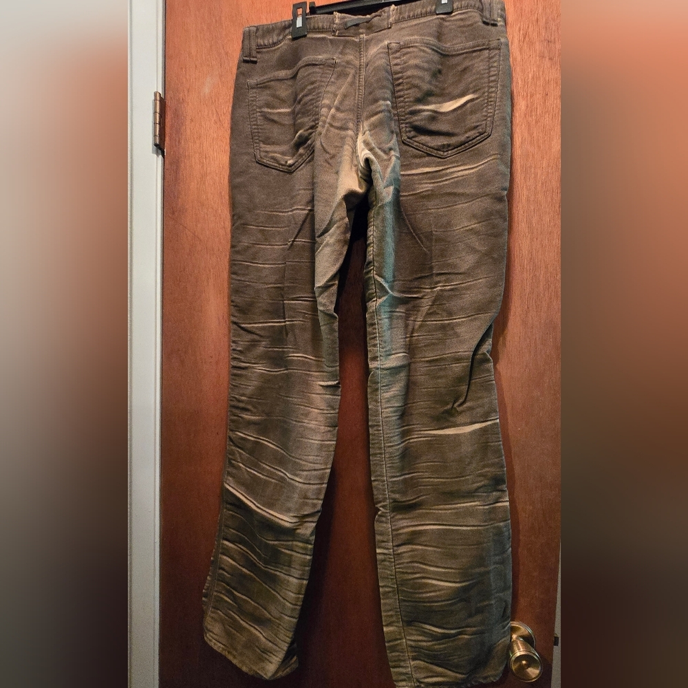 Just Cavalli RARE Brown&Tan Art Fade Vintage Cotton Pants UNISEX EU52 US36"/33" - Picture 9 of 16
